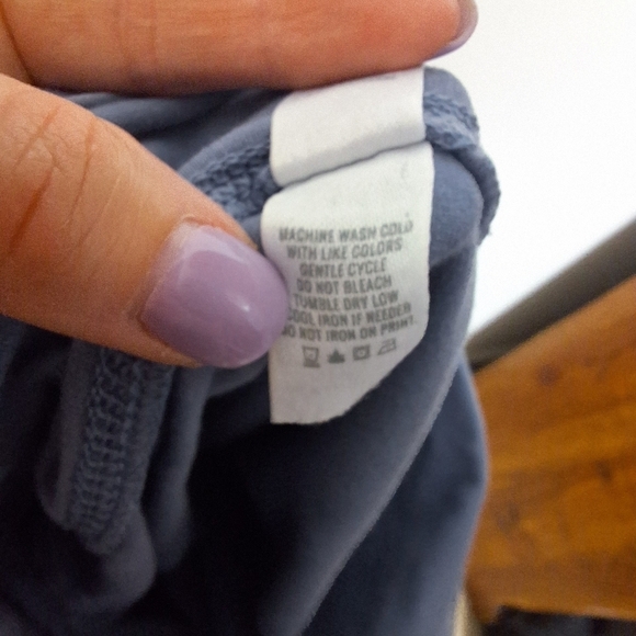 Aerie Chill Play Move Blue and White Midrise Tie Dye Leggings Size Small - Picture 6 of 10